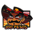 100 Pesos Enamel Pin - Enamel Pin *LIMITED STOCK*