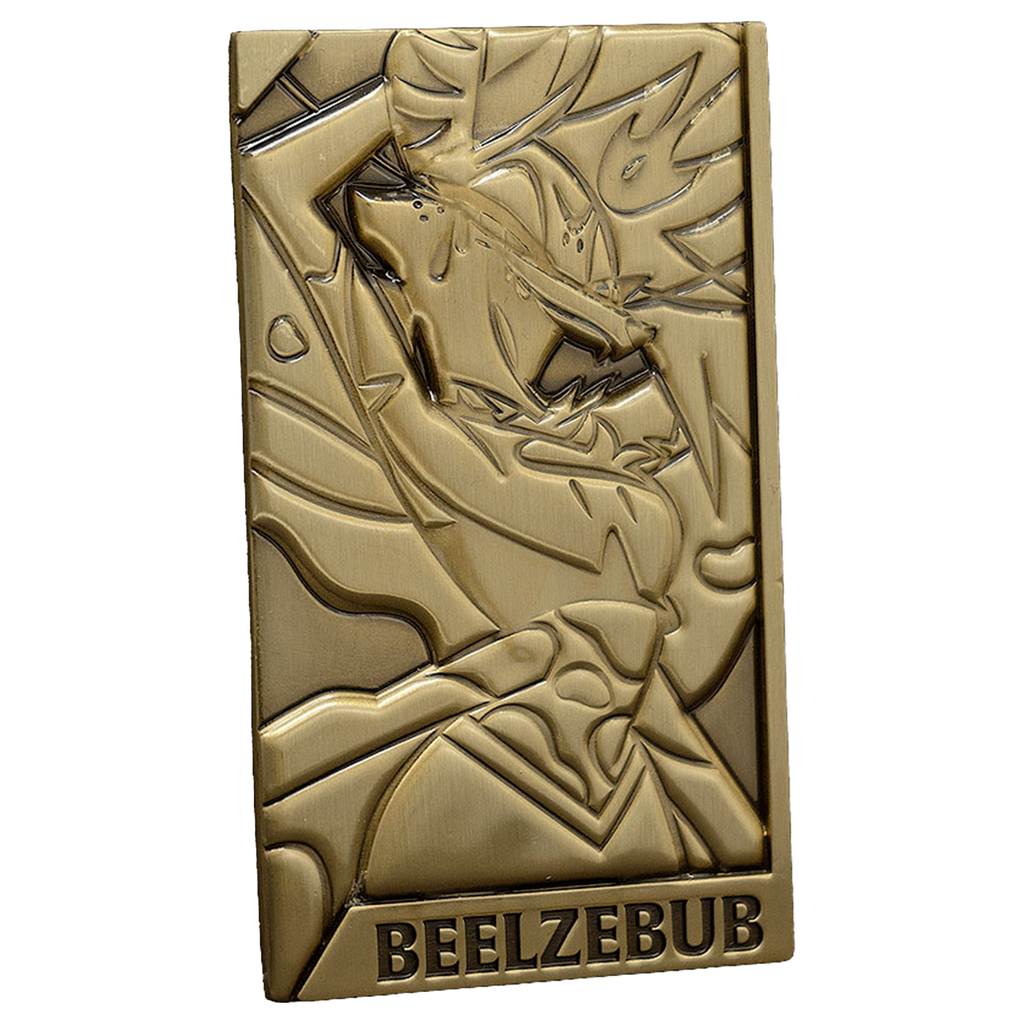 Beelzebub Gold Plated Metal Collectible Card *CLEARANCE*