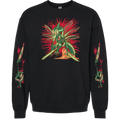 Crewneck Sweatshirt - Bee Halloween Slasher w/Printed Sleeves *LIMITED STOCK*