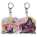 Bee x Vortex - Valentines 2025 Couple Magnet Acrylic Keychain *LIMITED STOCK*