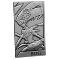 Blitz Silver Plated Metal Collectible Card *CLEARANCE*