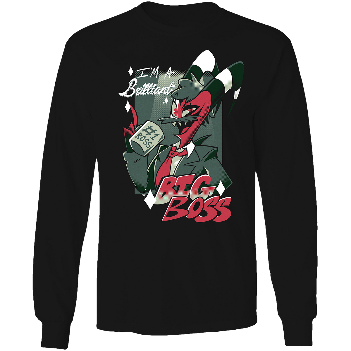 Long Sleeve Shirt - Brilliant Big Boss *LAST ONE*