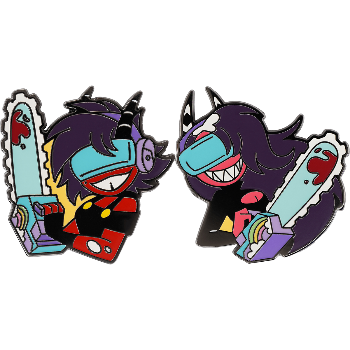 Chainsaw Mama - Enamel Pin Set *LIMITED STOCK*