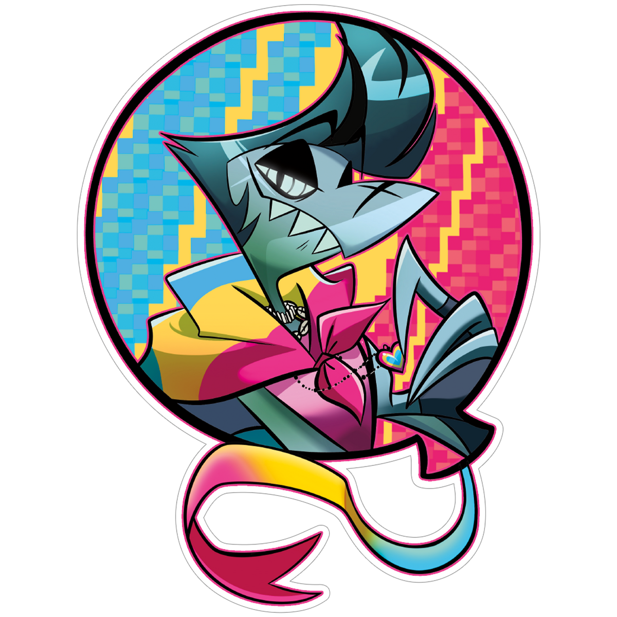 Chaz Pride Balloon Sticker *LIMITED STOCK*