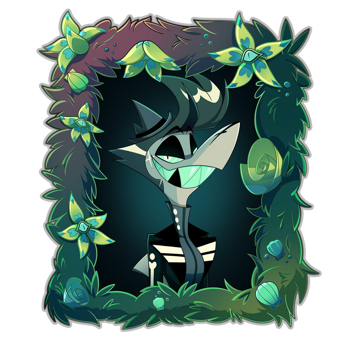 Chaz's Funeral Poster Lenticular Pin *LIMITED STOCK*