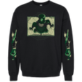 Crewneck Sweatshirt - Mammon Halloween Slasher w/Printed Sleeves *LIMITED STOCK*