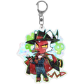 Crimson - Cozy Winter - Holographic Keychain *LIMITED STOCK*