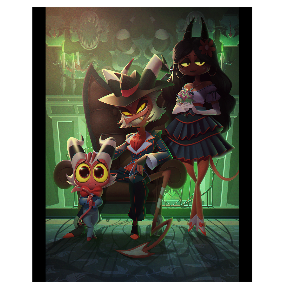Exes and Oohs - Family Portrait Poster Print *LIMITED STOCK*
