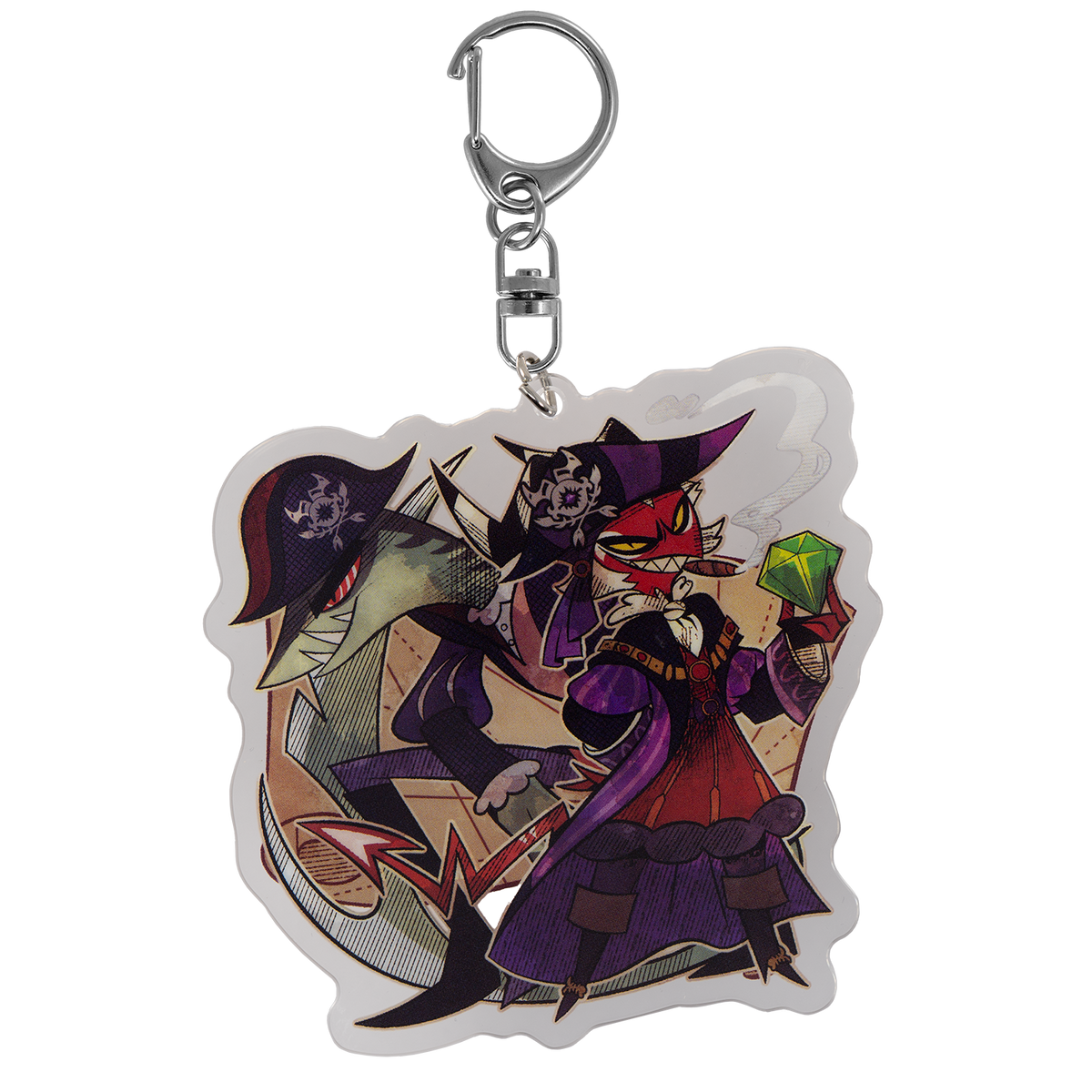 Crimson and Alessio - Pirates - Summer Keychain *LIMITED STOCK*