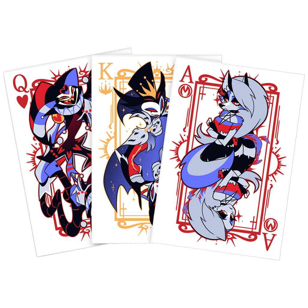 Helluva Boss Gold Foil Playing Cards *CLEARANCE*