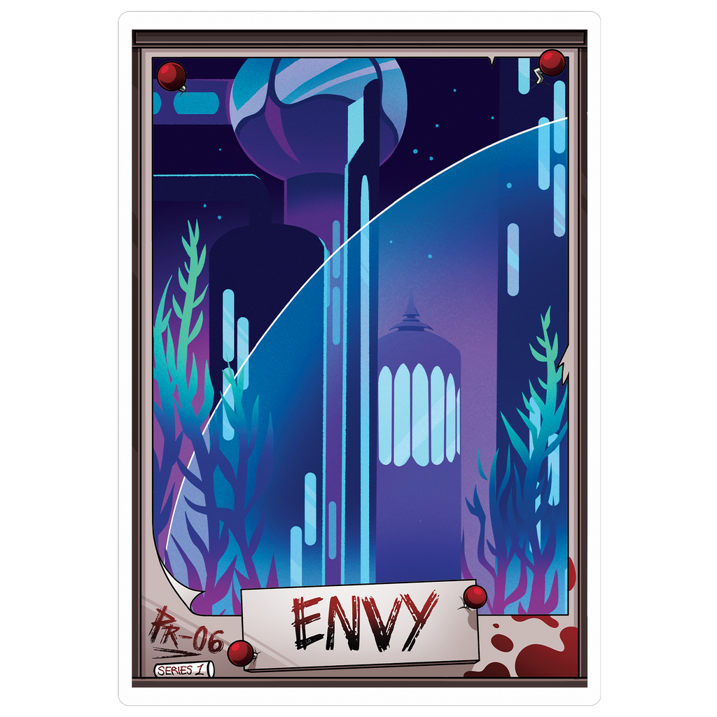 Helluva Boss Trading Cards - Envy Promo Card (PR-06) *LIMITED STOCK*
