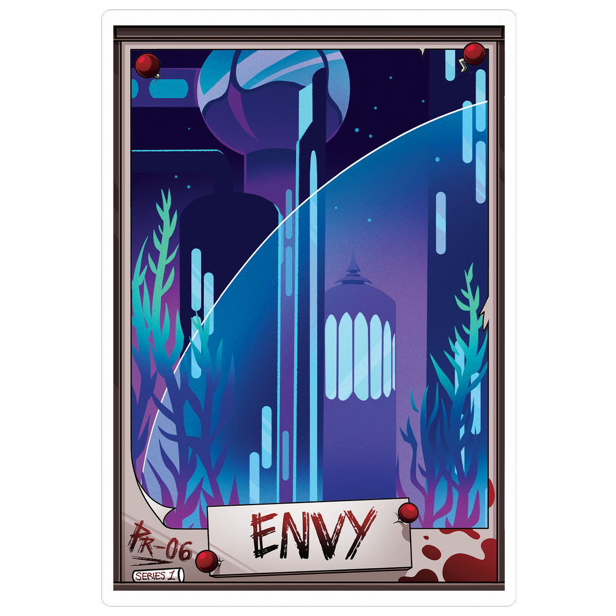 Helluva Boss Trading Cards - Envy Promo Card (PR-06) *LIMITED STOCK*