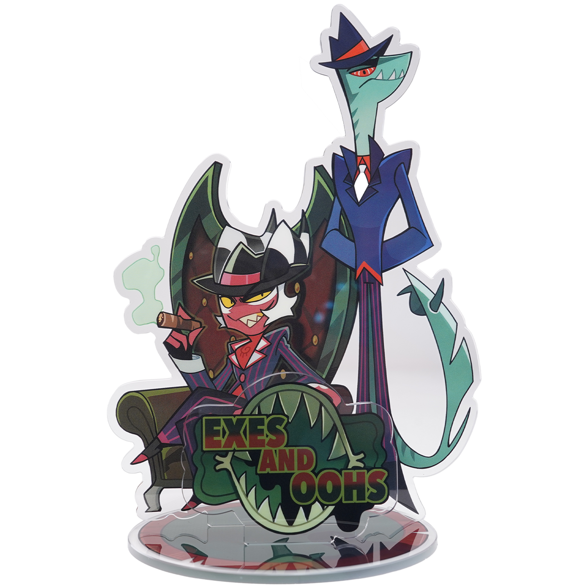 Exes and Oohs - Crimson & Alessio Standee *LIMITED STOCK*