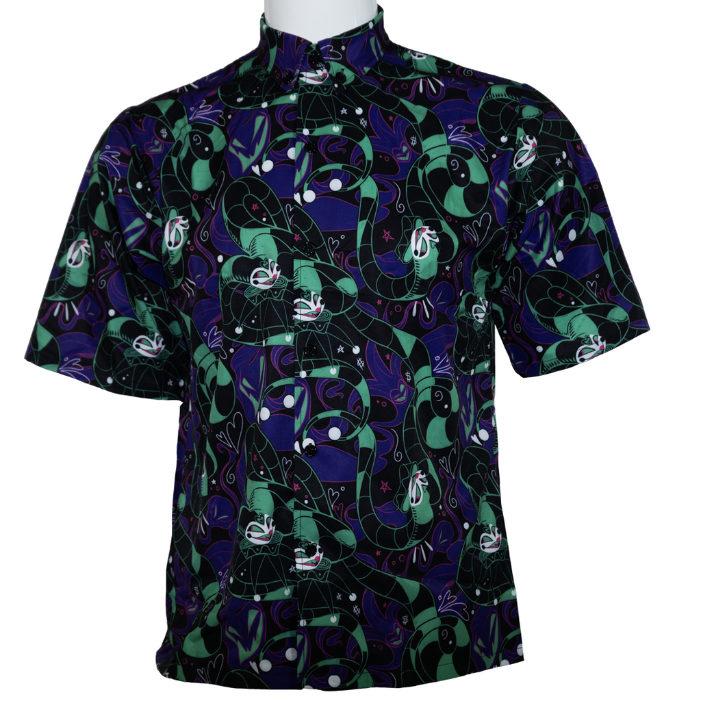 Fizz/Ozzie/Mammon Pattern - Button Up Shirt *CLEARANCE*