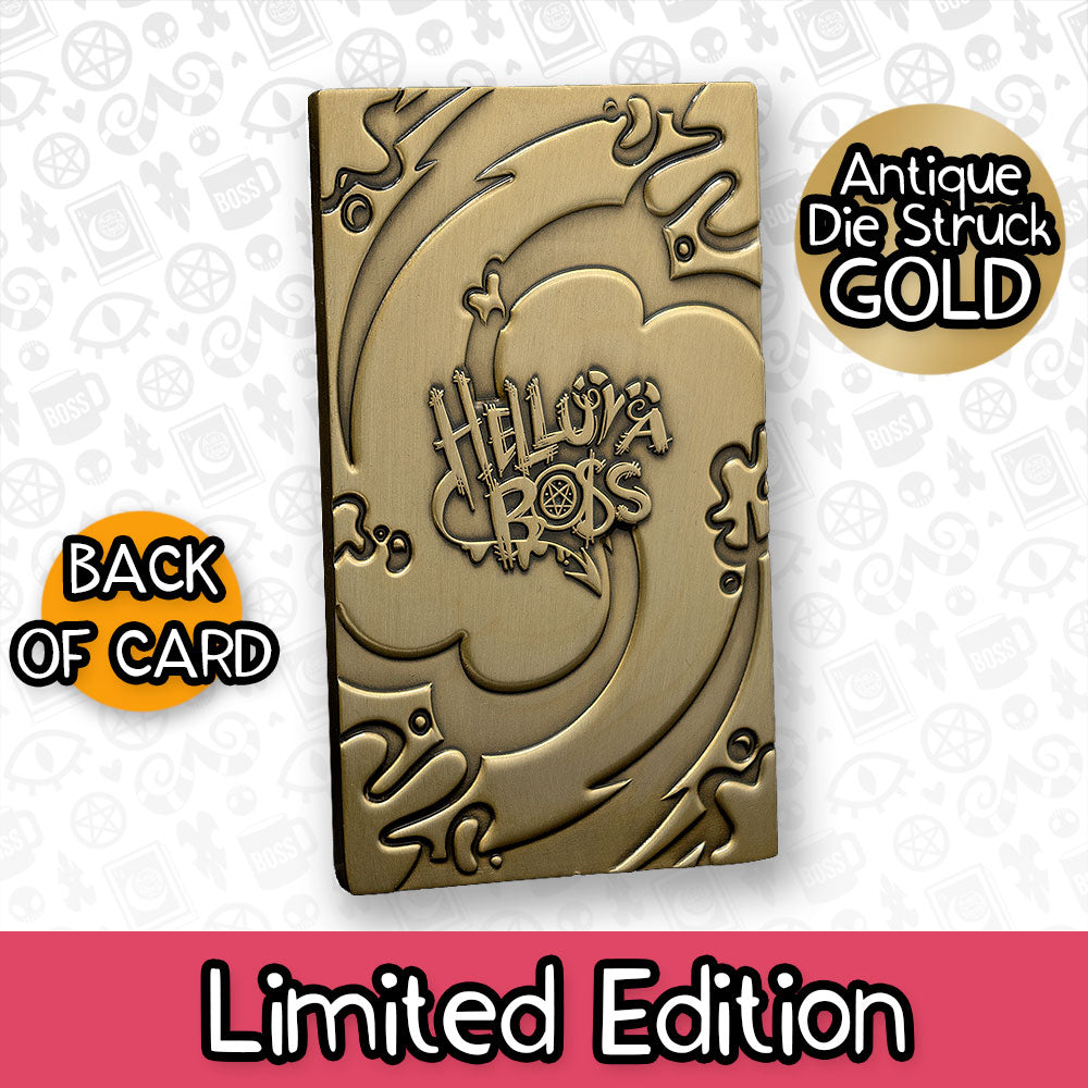 Stolas Gold Plated Metal Collectible Card *CLEARANCE*