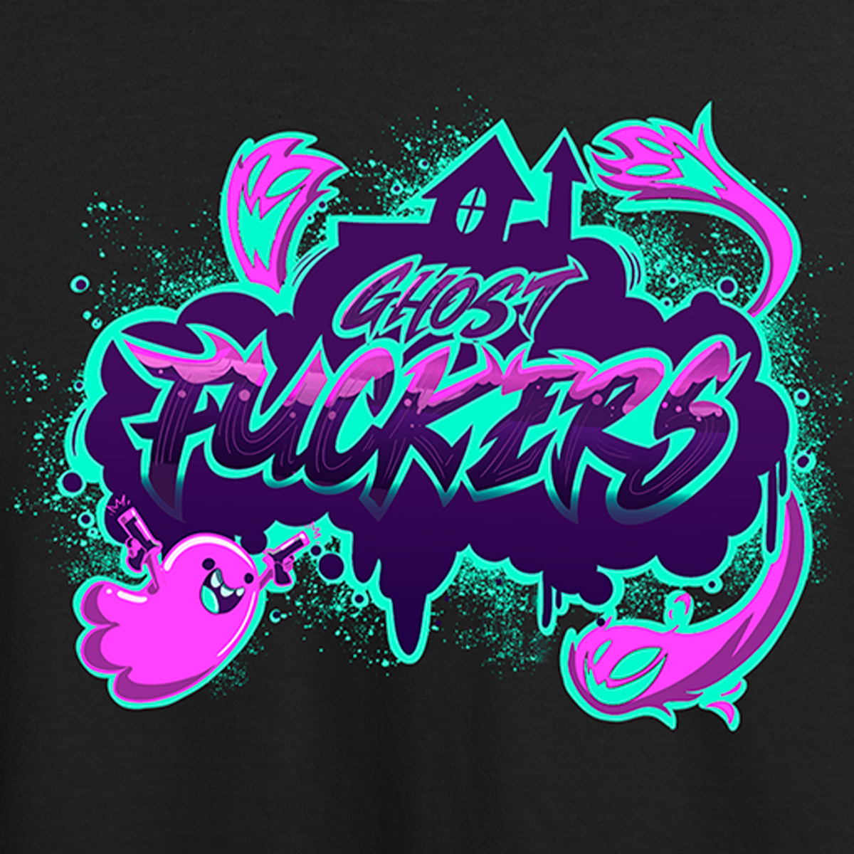 Ghost Fckrs Logo GLOW IN THE DARK *LIMITED STOCK*
