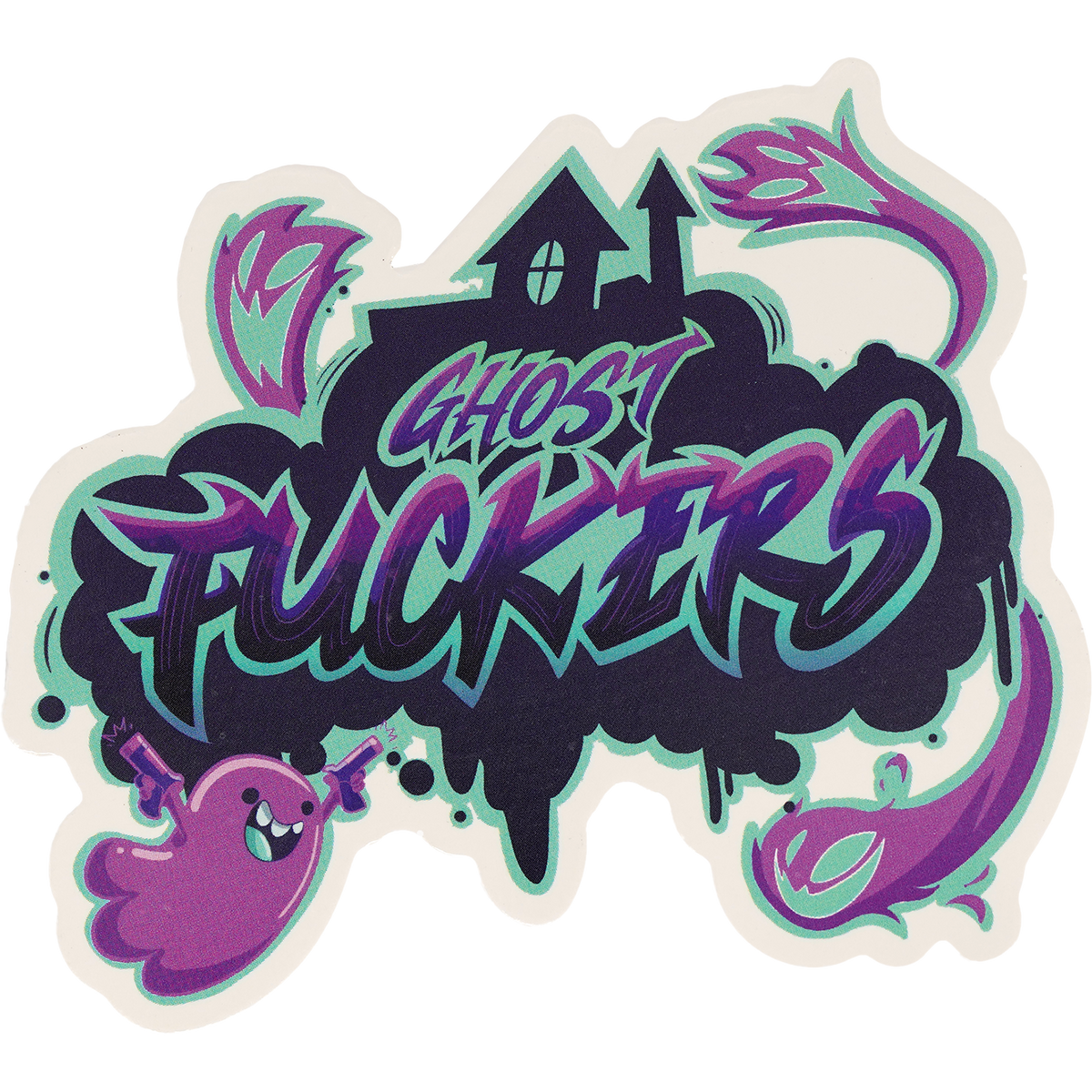 Ghost Fckers Logo Magnet