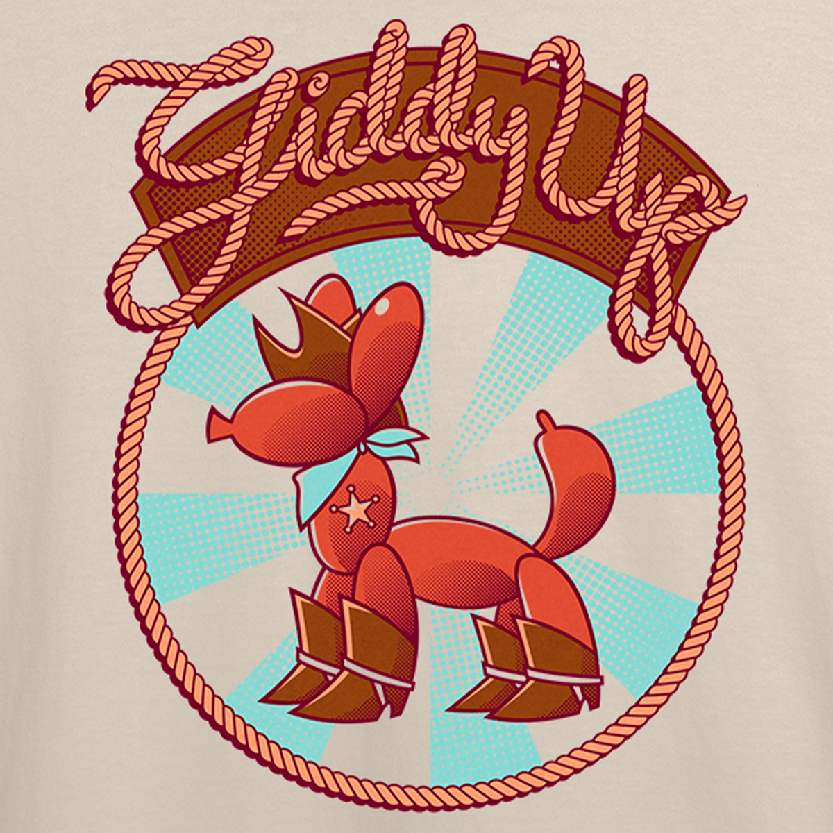 Giddy Up Balloon Horse T-Shirt *LIMITED STOCK*