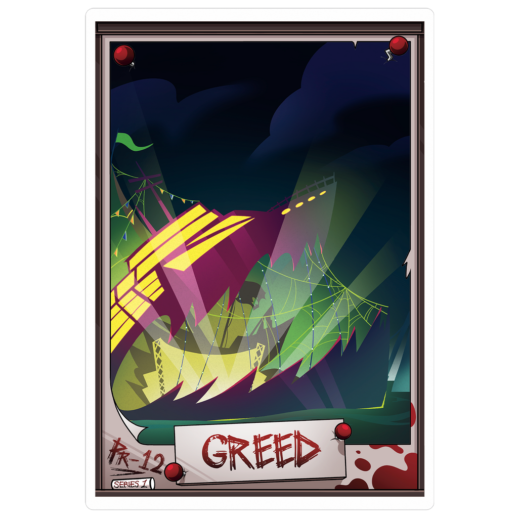 Helluva Boss Trading Cards - Greed Promo Card (PR-12) *LIMITED STOCK*