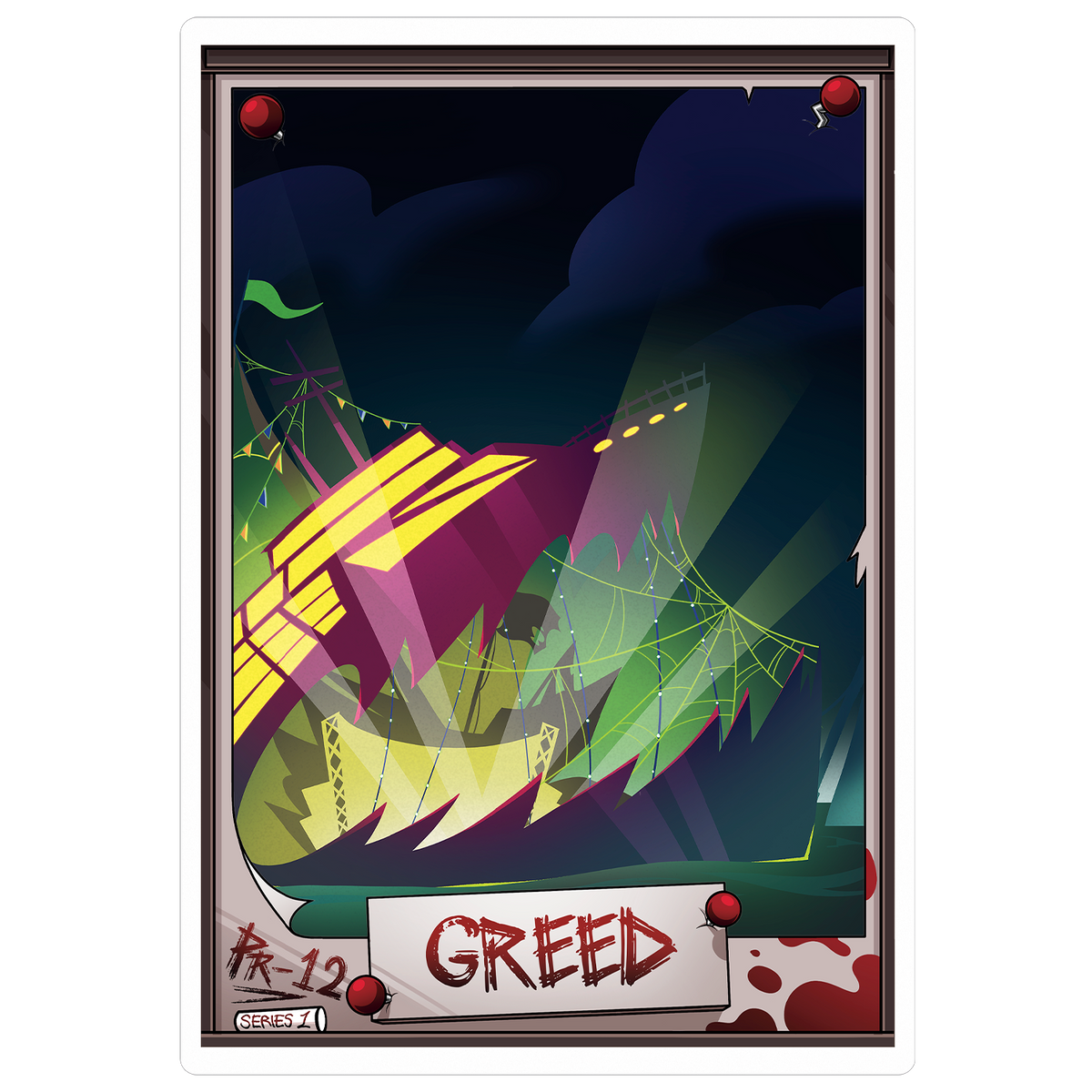 Helluva Boss Trading Cards - Greed Promo Card (PR-12) *LIMITED STOCK*