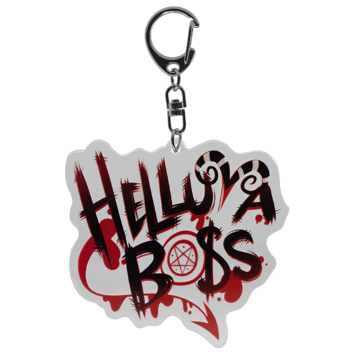 Helluva Boss Logo - Acrylic Keychain *LIMITED STOCK*