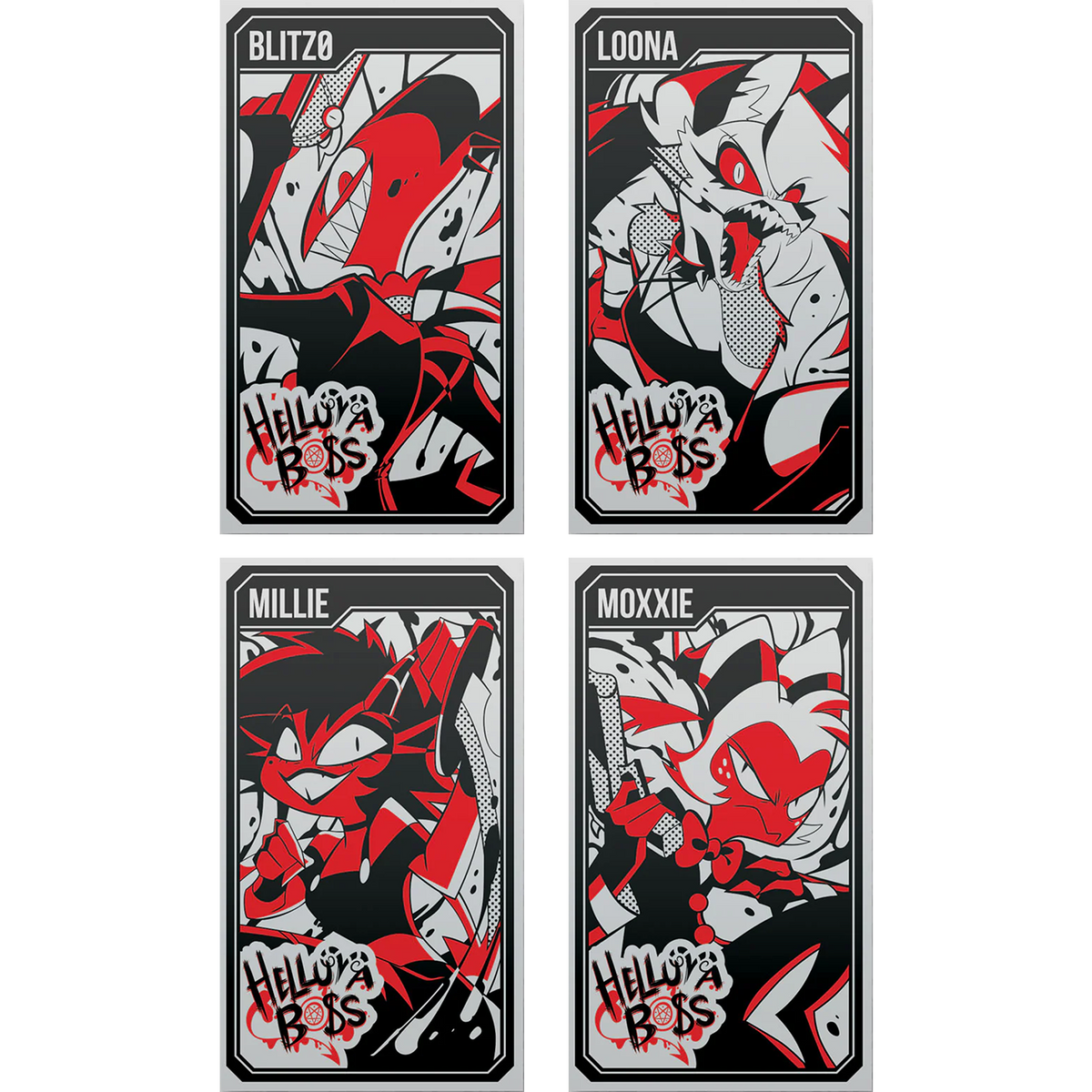 Helluva Boss Collectible Metal Cards - Series 1 Wave 1 *CLEARANCE*
