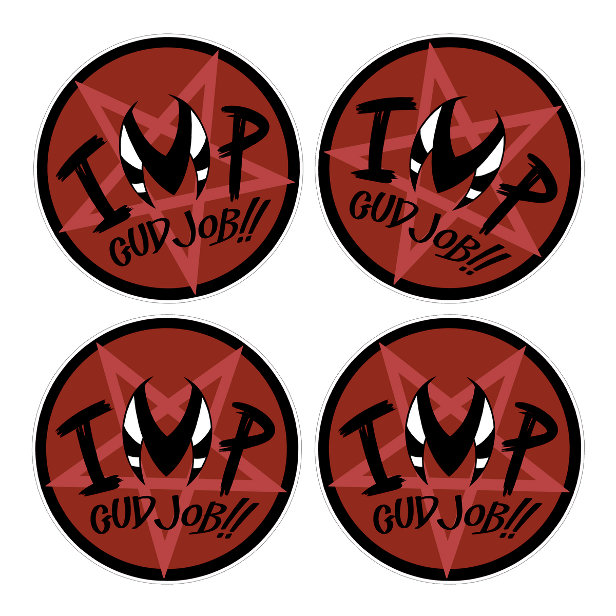 IMP Gud Job - 4 Sticker Pack
