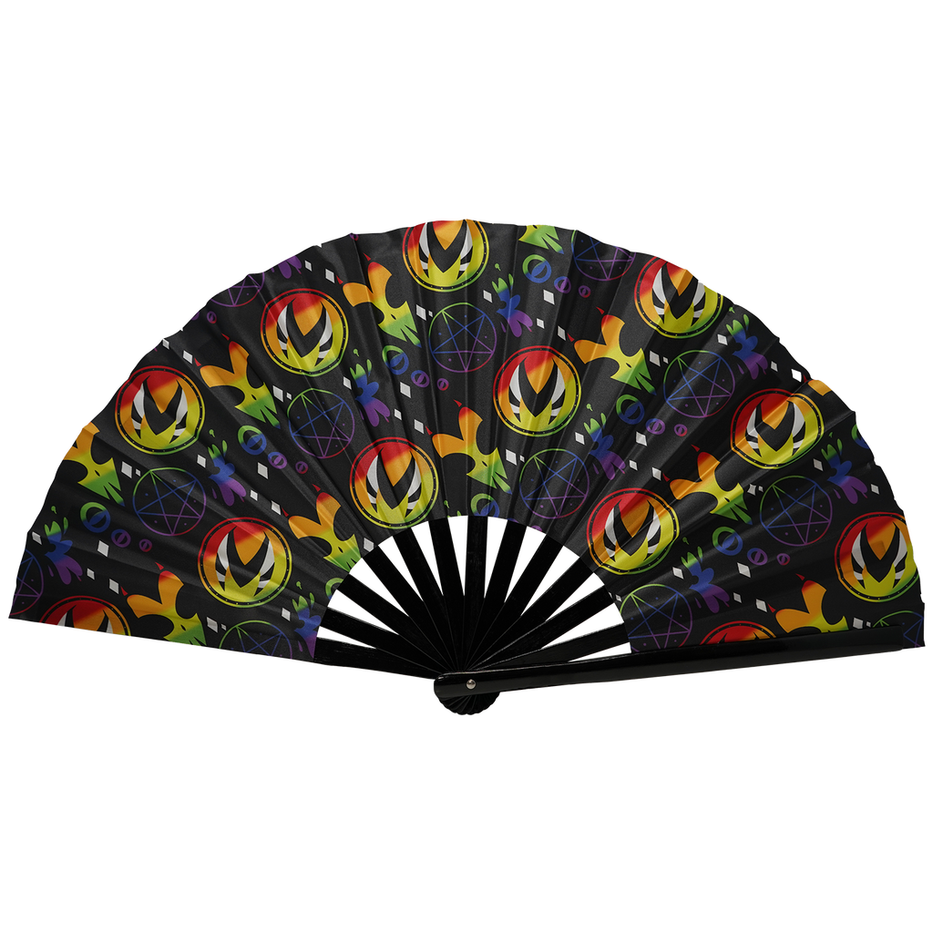 Helluva Boss Pride Logo - Clacker Fan *LIMITED STOCK*