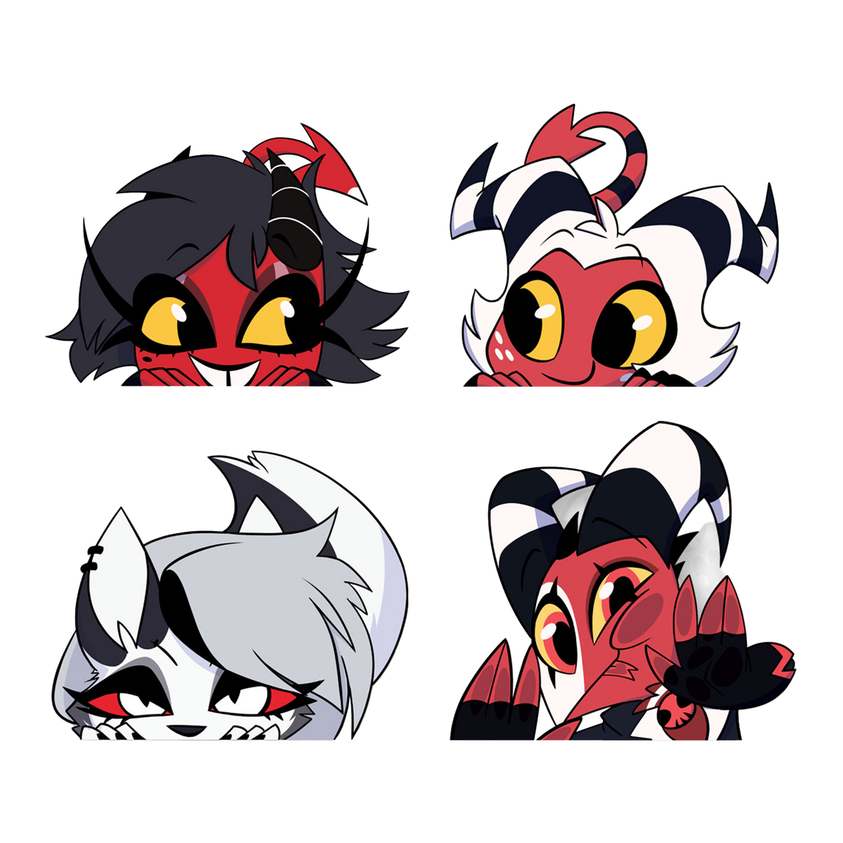 Helluva Boss Car Decal Pack 1 *CLEARANCE*