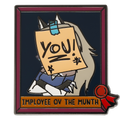 Employee of the Month Enamel Pin *LIMITED STOCK*
