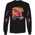 Long Sleeve Shirt - Satan Halloween Slasher w/Printed Sleeves *LIMITED STOCK*