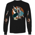 Long Sleeve Shirt - Andrealphus & Stella Halloween Slasher w/Printed Sleeves *LIMITED STOCK*