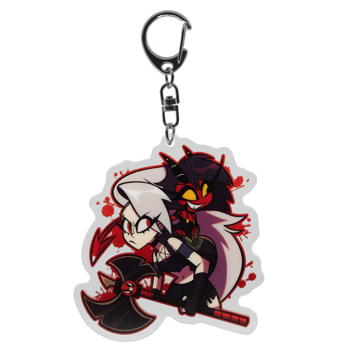Truth Seekers - Human Loona W/Millie - Acrylic Keychain *LIMITED STOCK*
