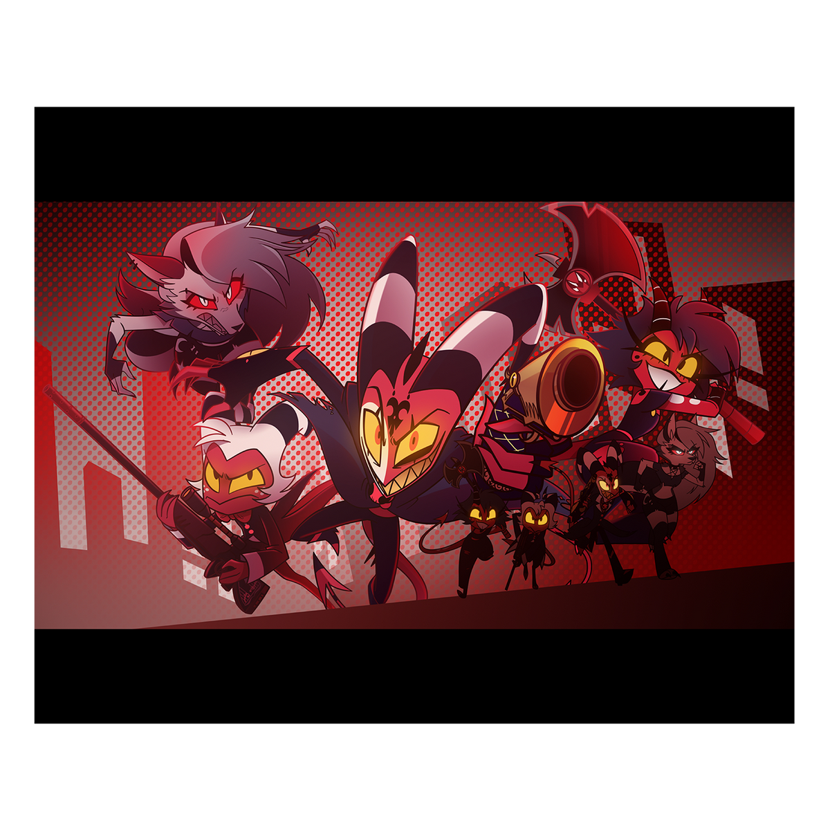 Ending Scene Action Shot Poster Print