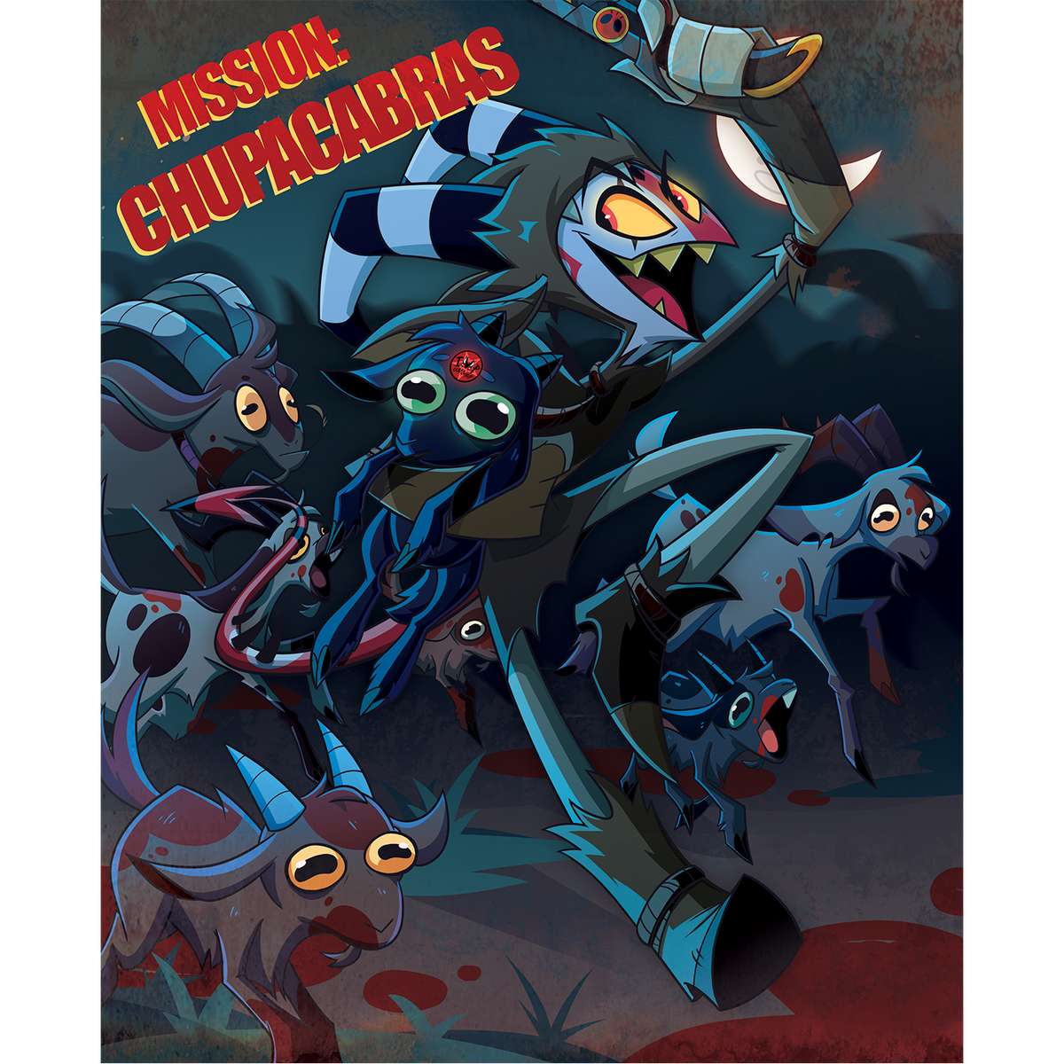 MISSION CHUPACABRAS - Poster Print *LIMITED STOCK*