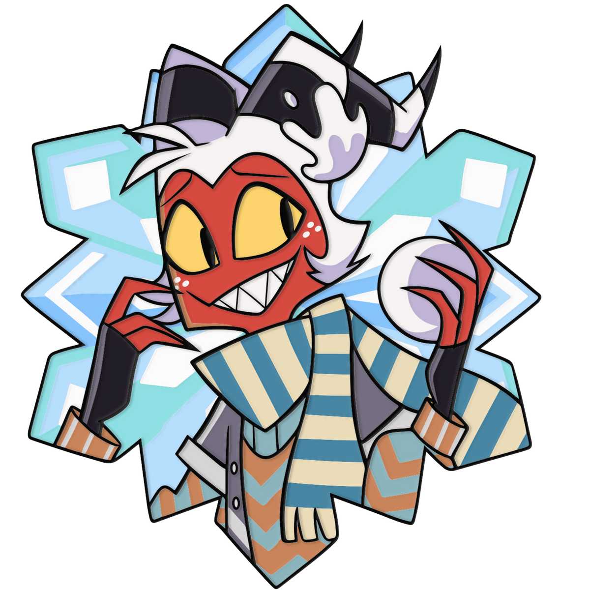 Moxxie - Cozy Winter - Enamel Pin *LIMITED STOCK*