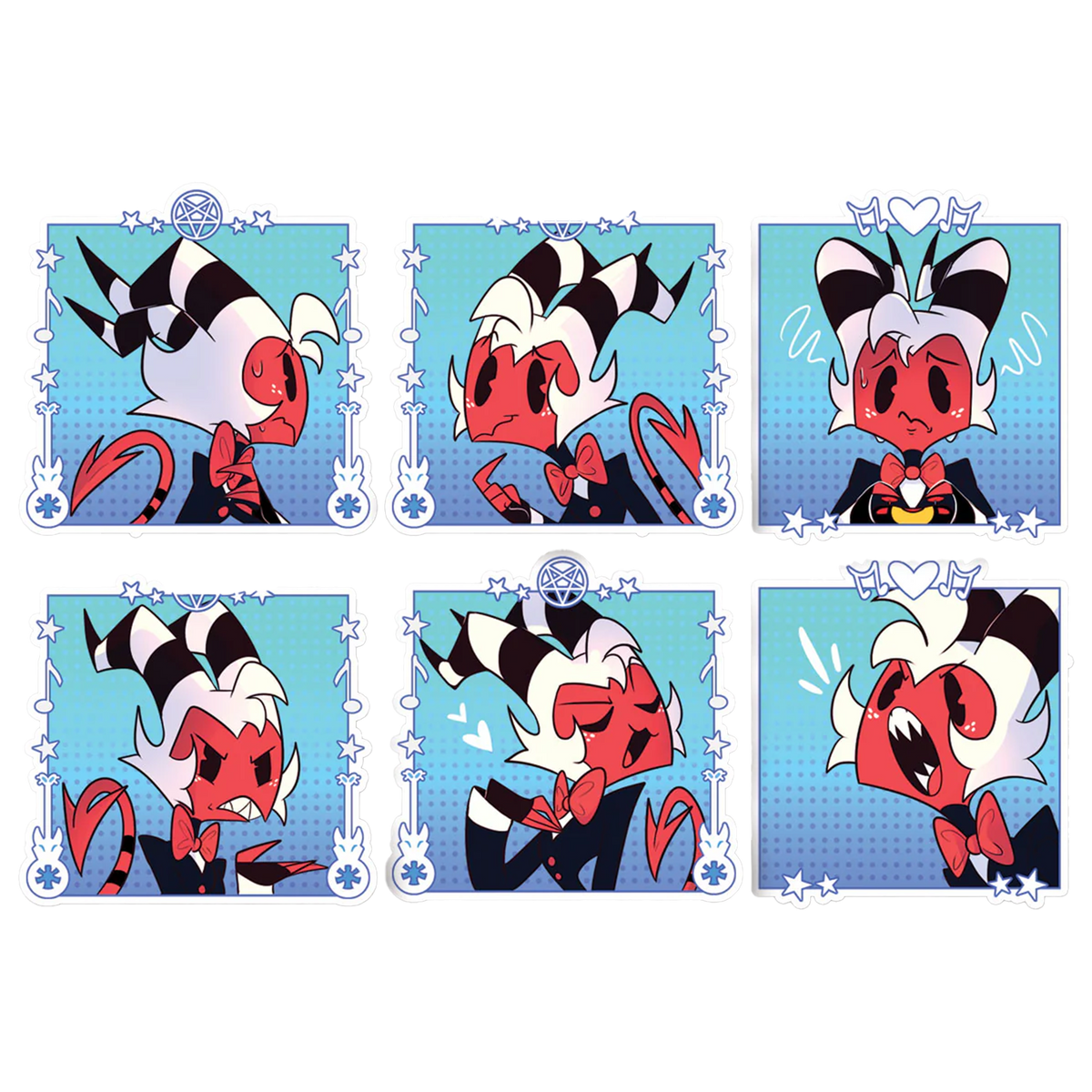 Moxxie Emoji Sticker Set *CLEARANCE*