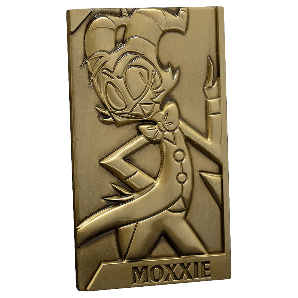 Moxxie Gold Plated Metal Collectible Card *CLEARANCE*