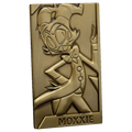 Moxxie Gold Plated Metal Collectible Card *CLEARANCE*