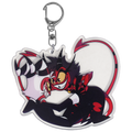 Playfighting Moxxie + Millie - Acrylic Keychain *LIMITED STOCK*
