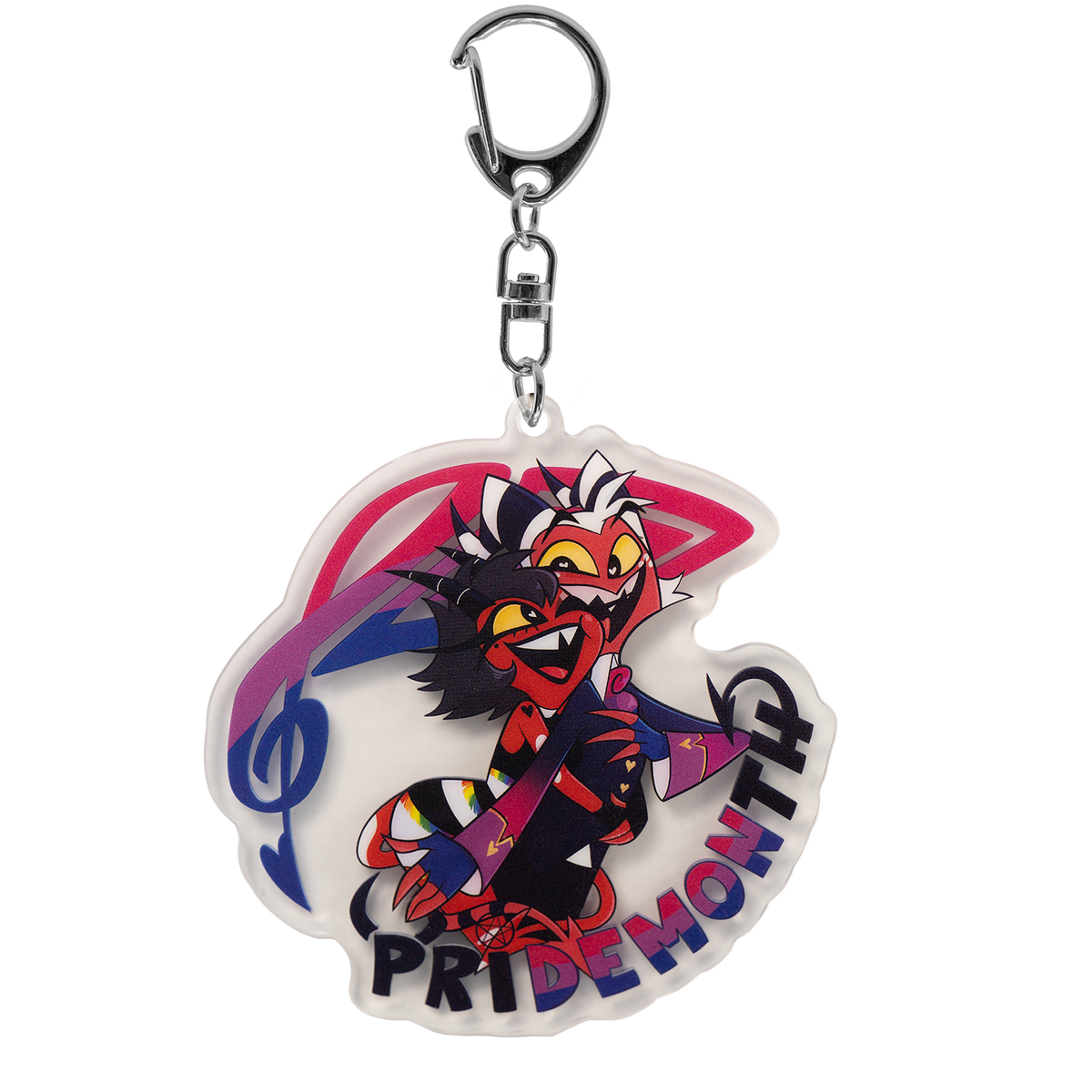 Moxxie & Millie - Pride 2025 Acrylic Keychain *LIMITED STOCK*