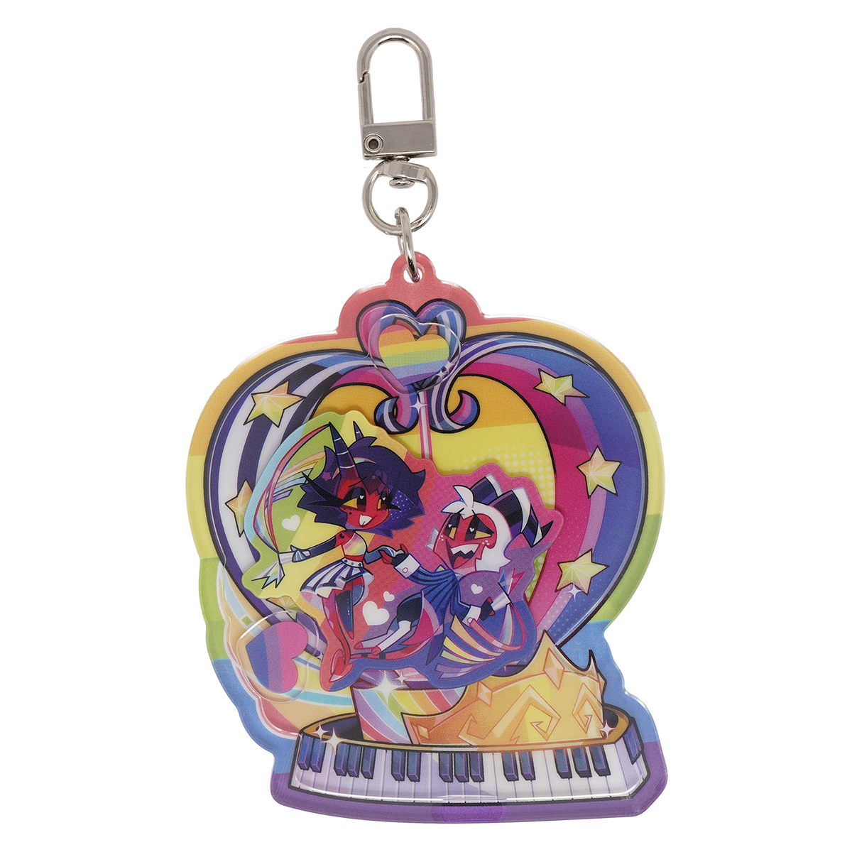 Millie & Moxxie - Pride Parade - Shaker Keychain *LIMITED STOCK*