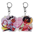 Moxxie x Millie - Valentines 2025 Couple Magnet Acrylic Keychain *LIMITED STOCK*