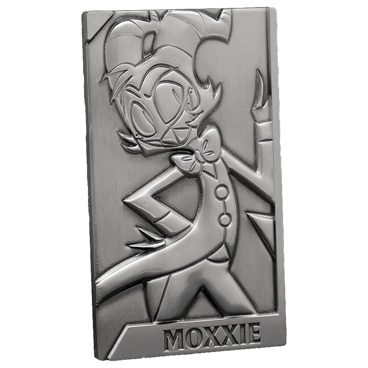 Moxxie Silver Plated Metal Collectible Card *CLEARANCE*