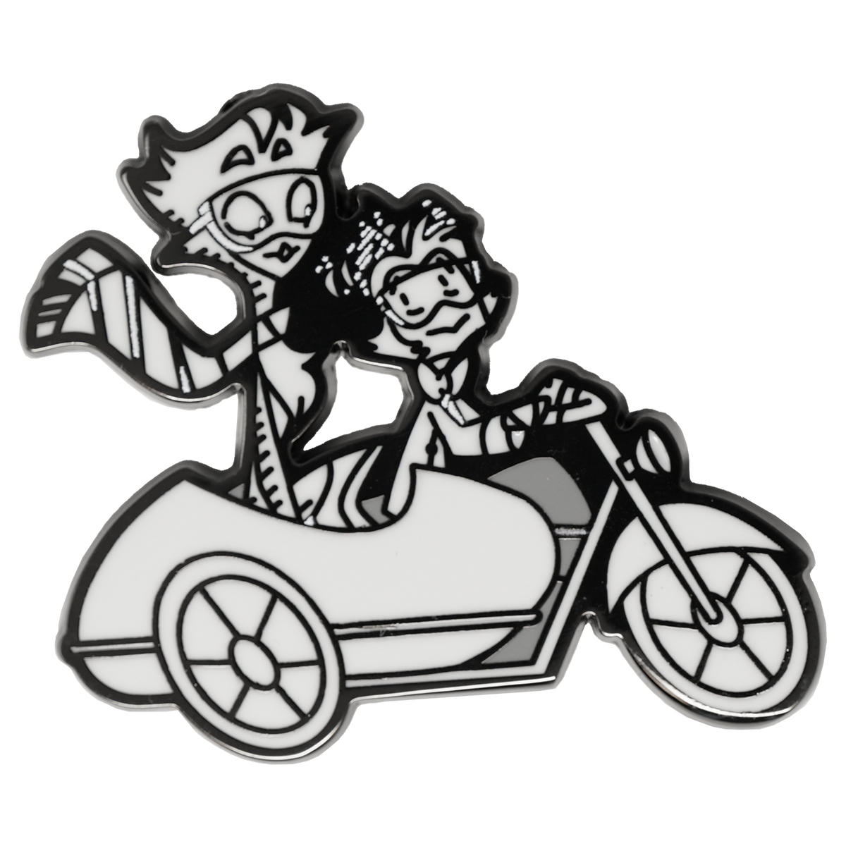 Sketchy Stolas & Moxxie Pin