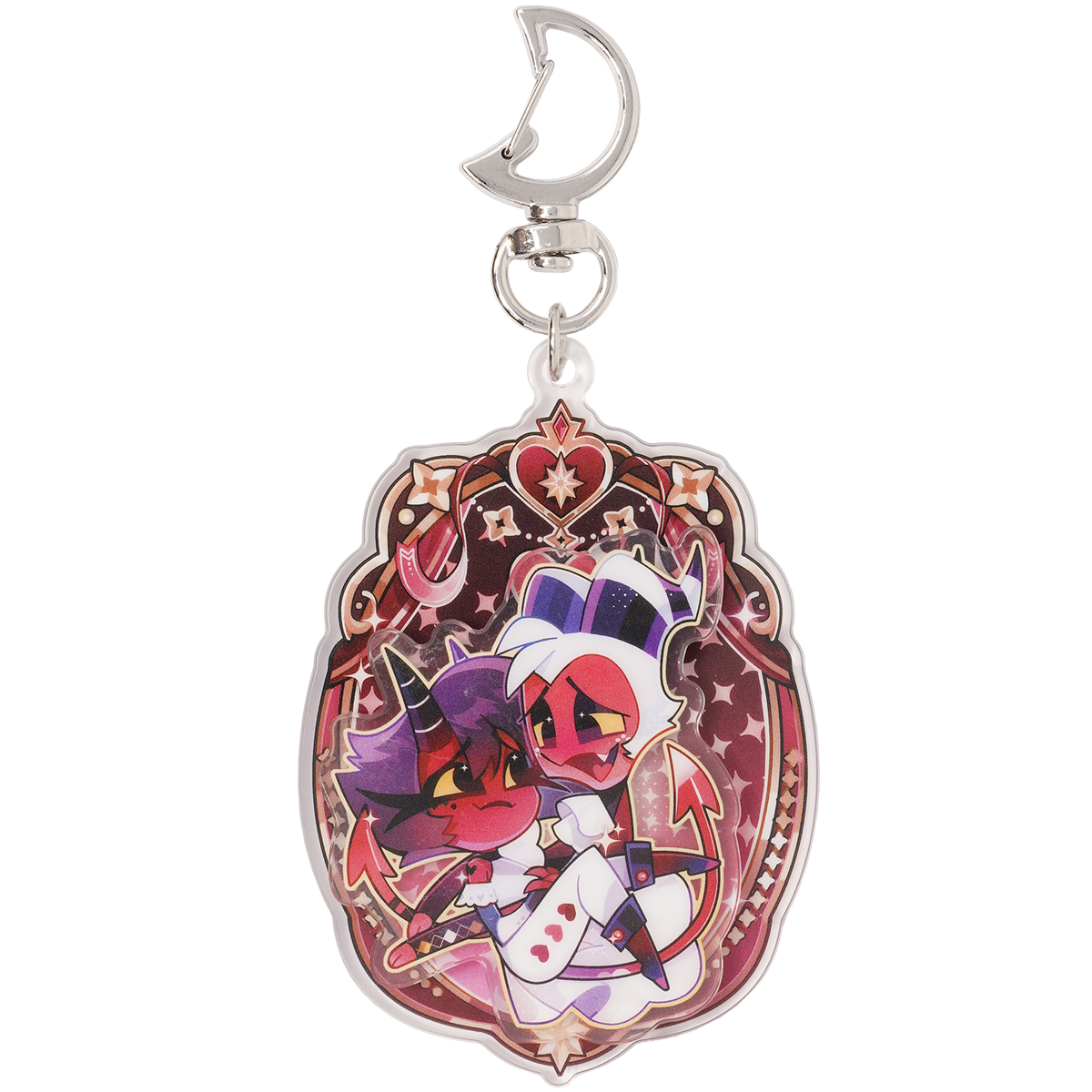 Moxxie and Millie Tarot Keychain *LIMITED STOCK*