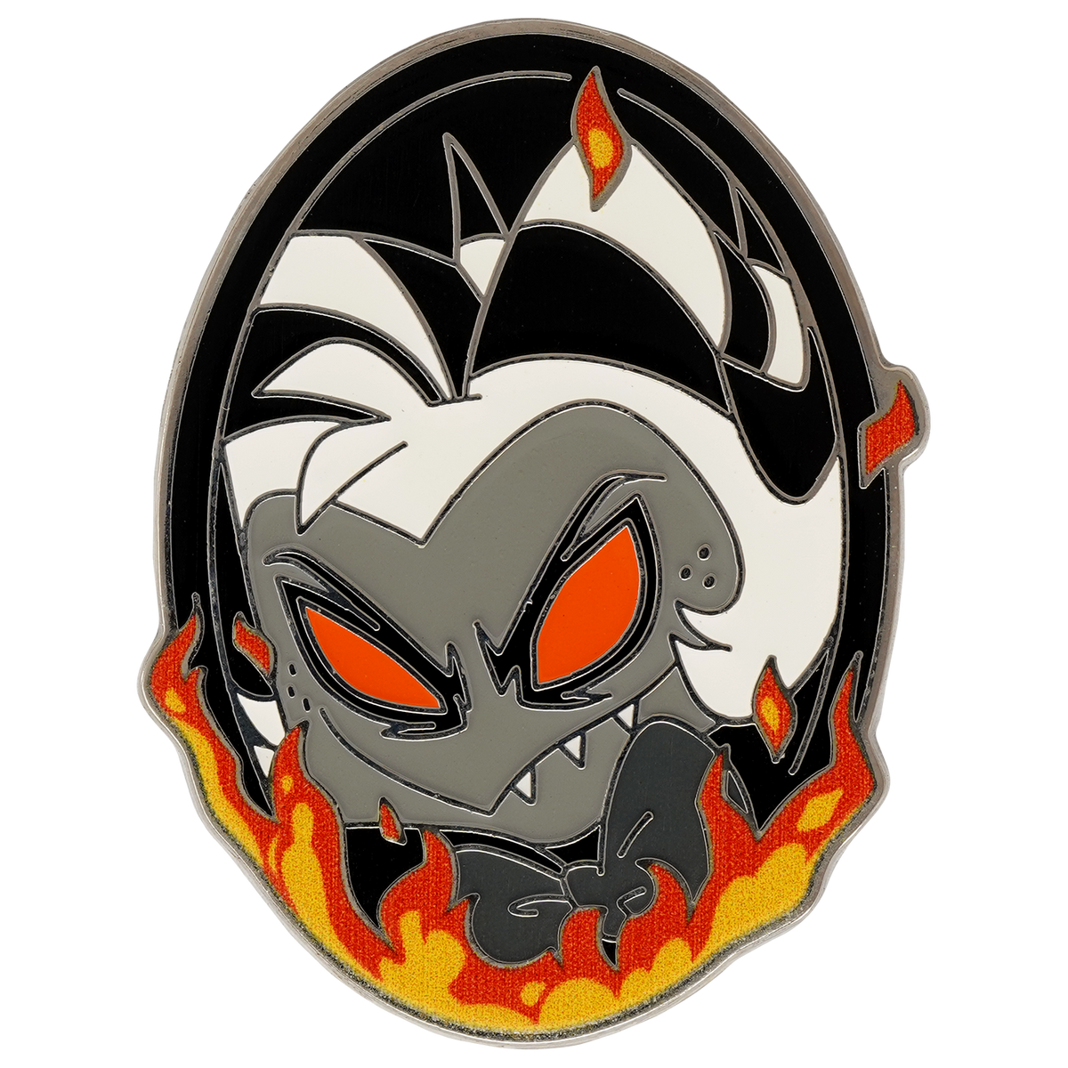 Moxxie Fiery Portrait - Enamel Pin *CLEARANCE*