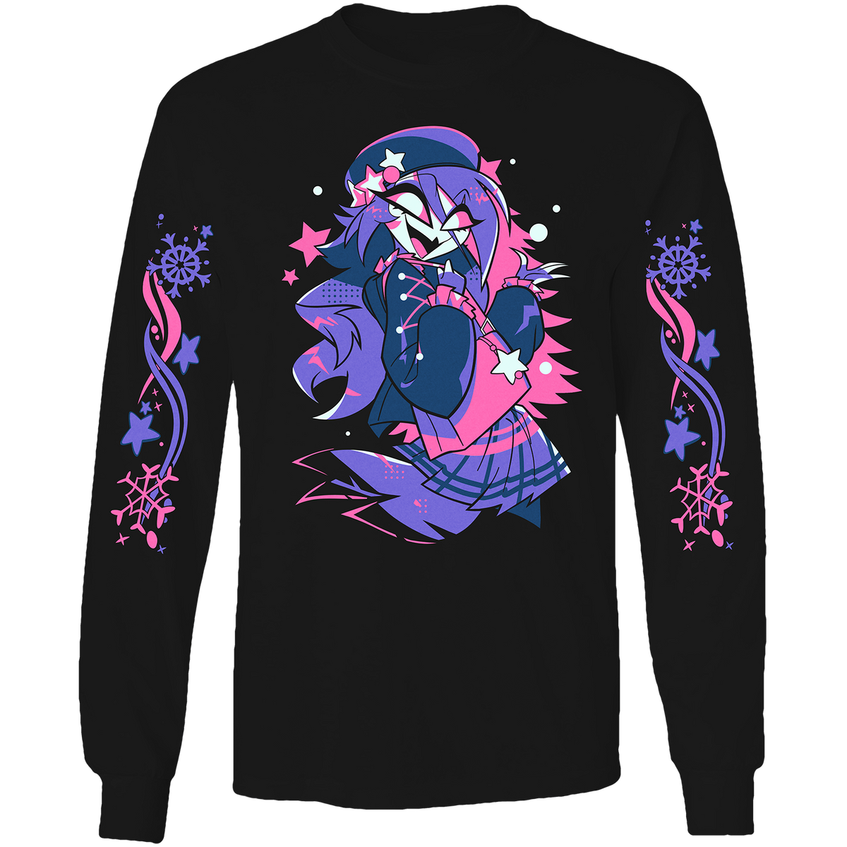 Long Sleeve Shirt - Octavia - Cozy Winter w/Printed Sleeves *LAST ONE*