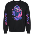 Crewneck Sweatshirt - Octavia - Cozy Winter w/Printed Sleeves *LAST CHANCE*