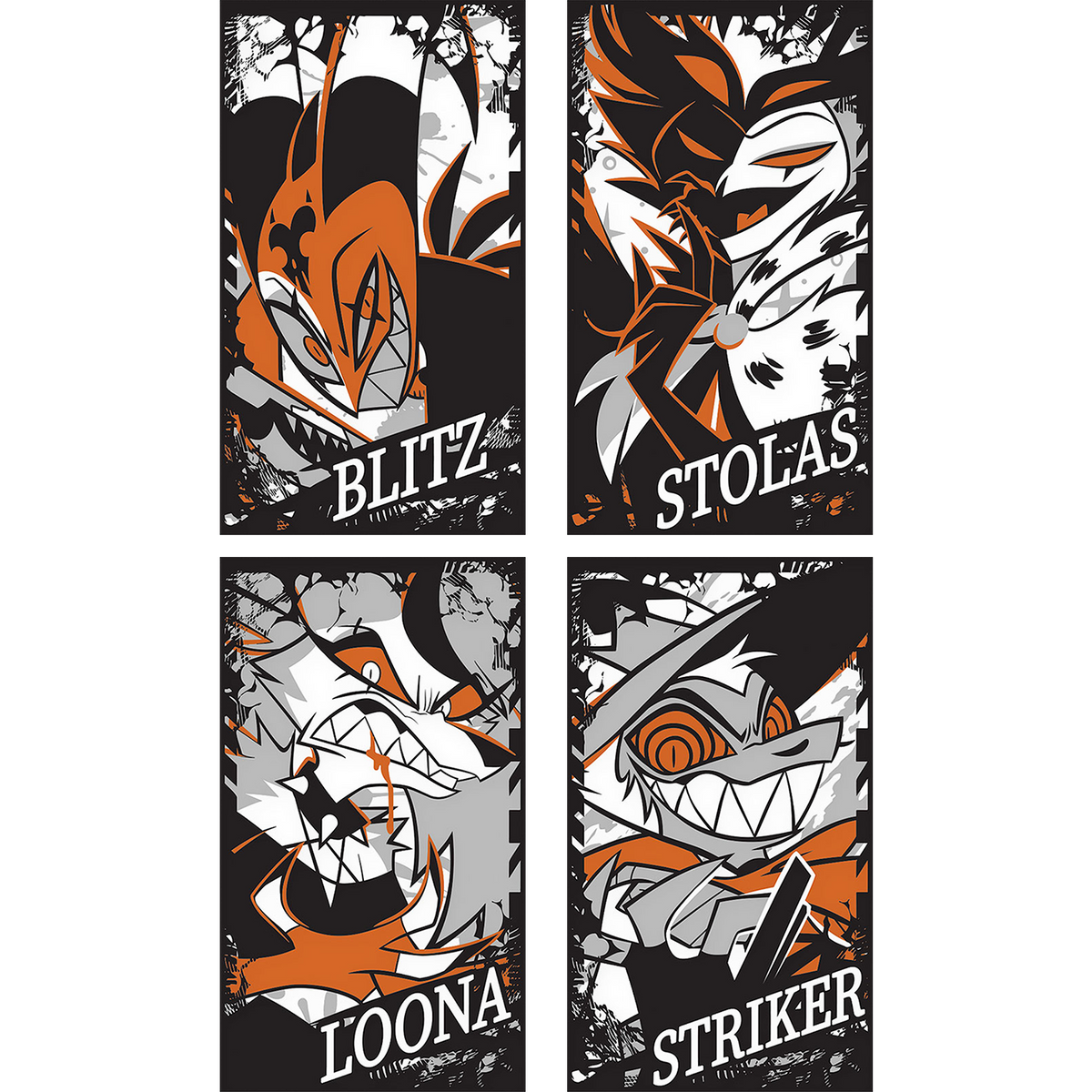 Metal Card Set Demon Series Wave 1 Orange Variant *CLEARANCE*